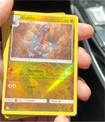 2017 Pokémon SM - Forbidden Light #61 Gabite — front