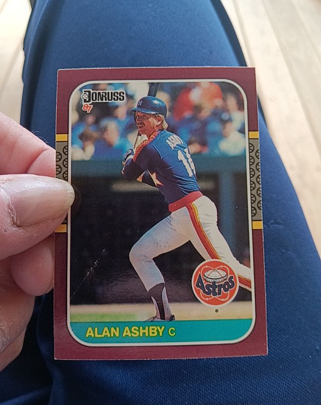 1987 Donruss Opening Day #17 Alan Ashby — front