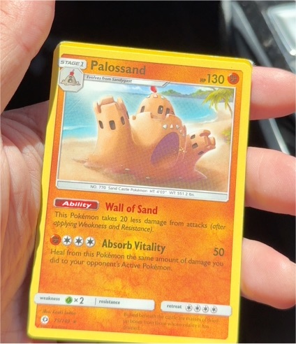 2017 Pokémon Sun & Moon Base Set #75 Palossand — front