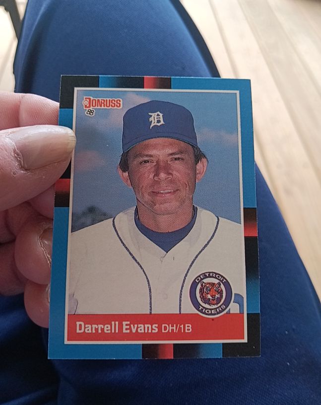 1988 Donruss #250 Darrell Evans — front