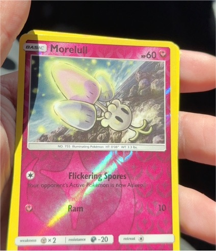 2018 Pokémon Sun & Moon Ultra Prism #92 Morelull — front