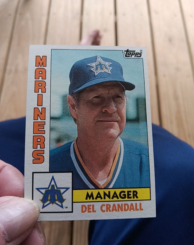 1984 Topps #721 Del Crandall — front