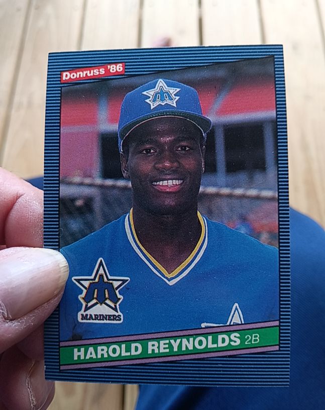 1986 Donruss #484 Harold Reynolds — front