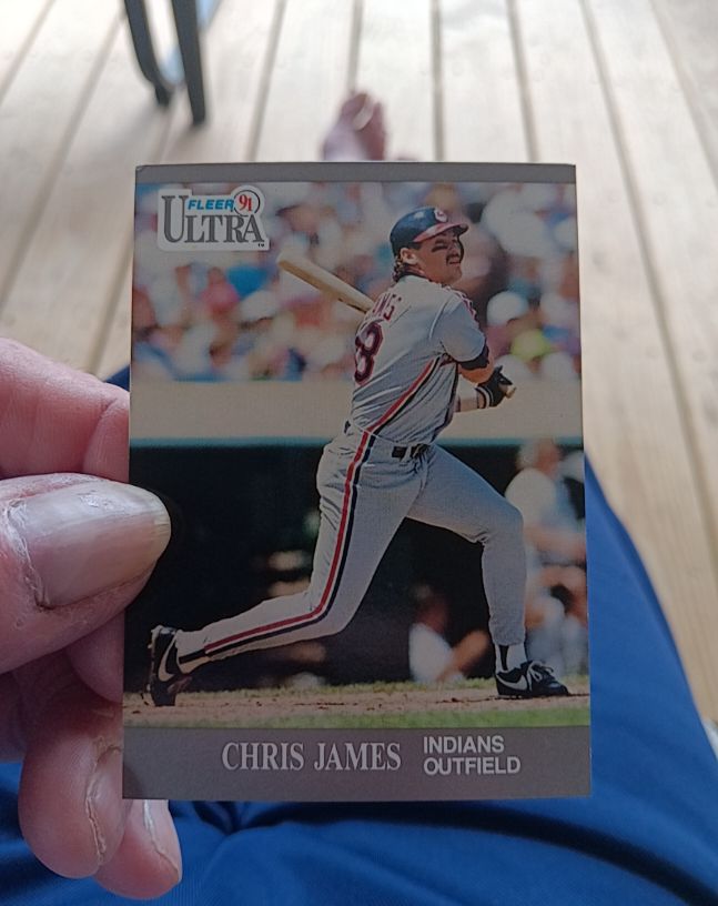 1991 Fleer Ultra #111 Chris James — front