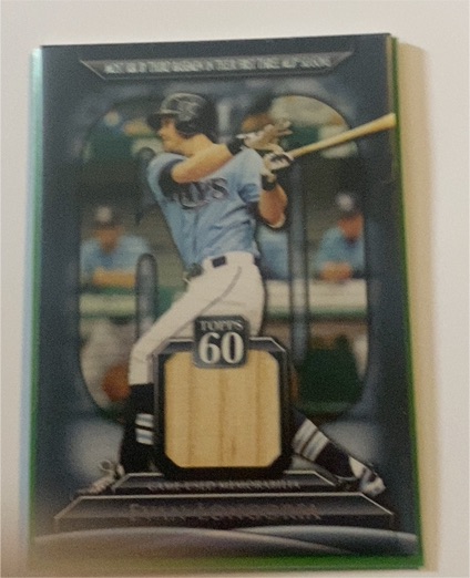 2011 Topps 60 Relics Bat Card — front