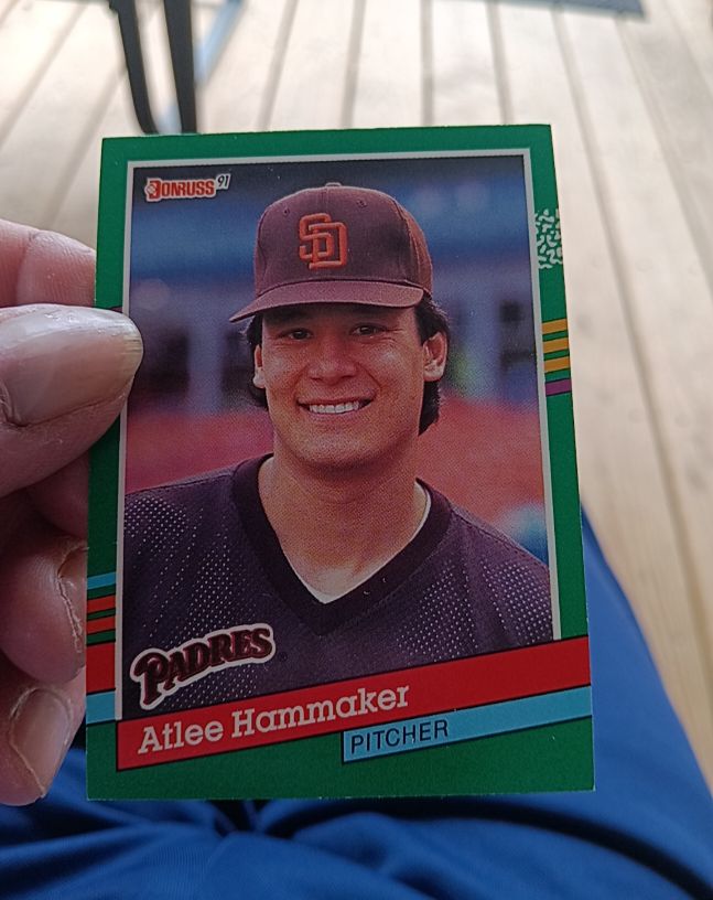 1991 Donruss #707 Atlee Hammaker — front