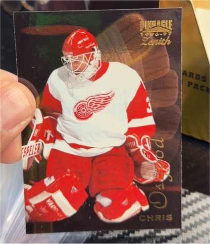 1996-97 Pinnacle Zenith #105 Chris Osgood — front