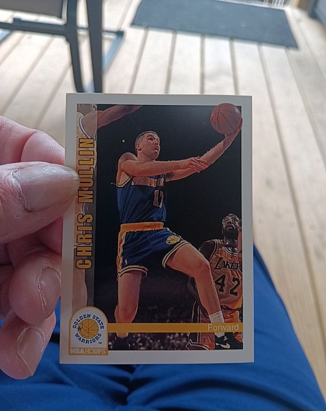 1992-93 NBA Hoops #78 Chris Mullin — front