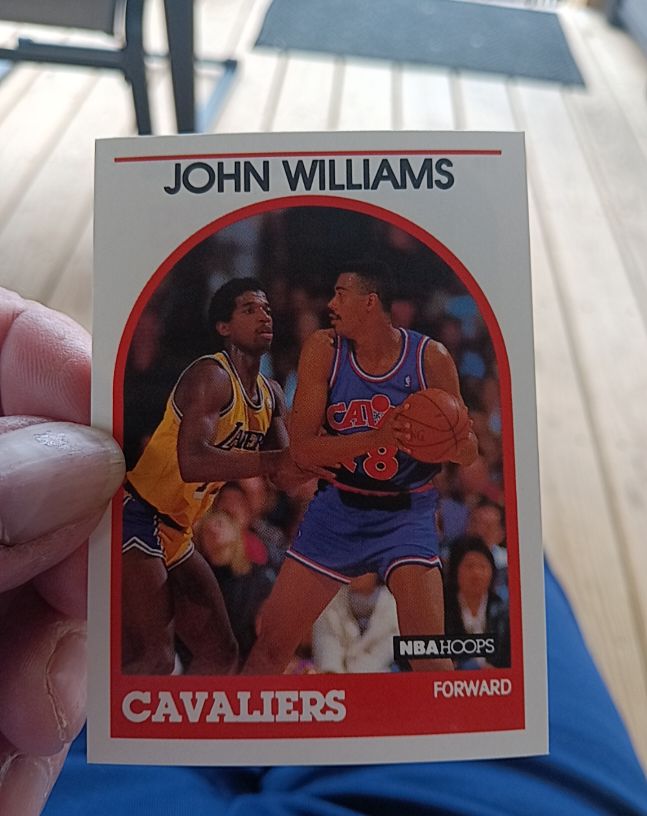 1989-90 NBA Hoops #118 John Williams — front