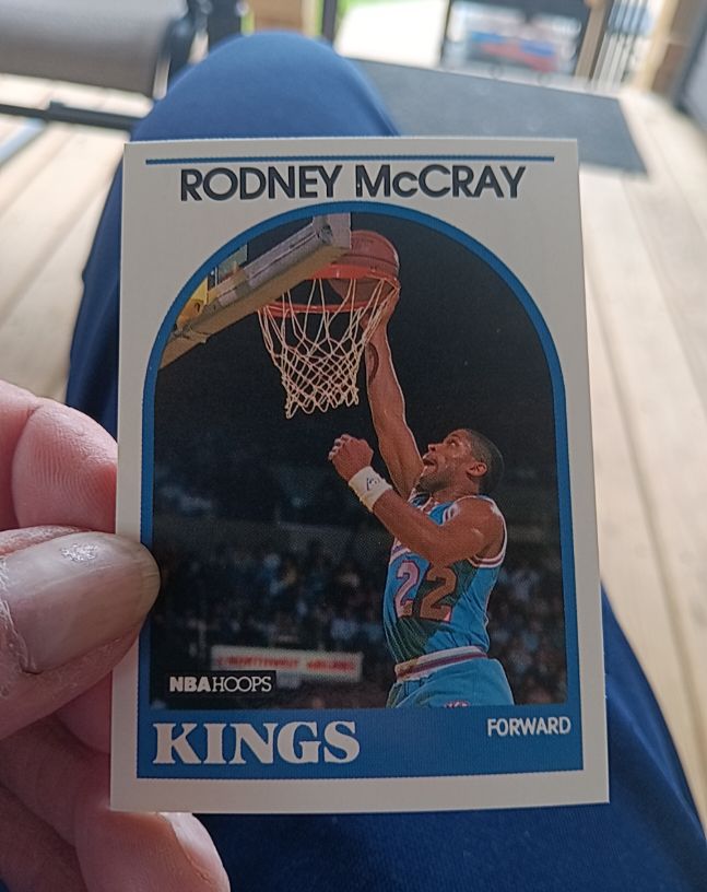 1989-90 Hoops #257 Rodney McCray Sacramento Kings — front