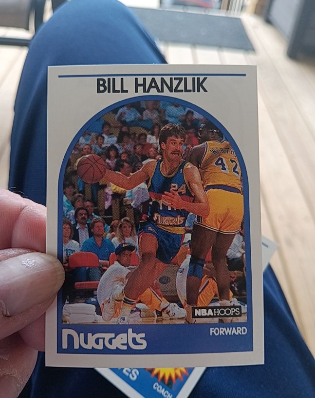 1989-90 NBA Hoops #129 Bill Hanzlik — front