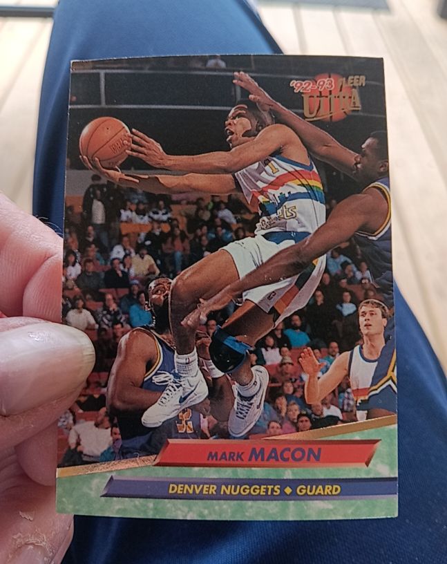 1992 Fleer Ultra #52 Mark Macon — front