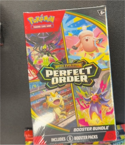 2026 Pokémon Mega Evolution Perfect Order Booster Bundle ME03 — front
