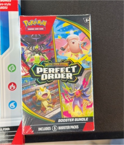 2026 Pokémon Mega Evolution Perfect Order Booster Bundle — front