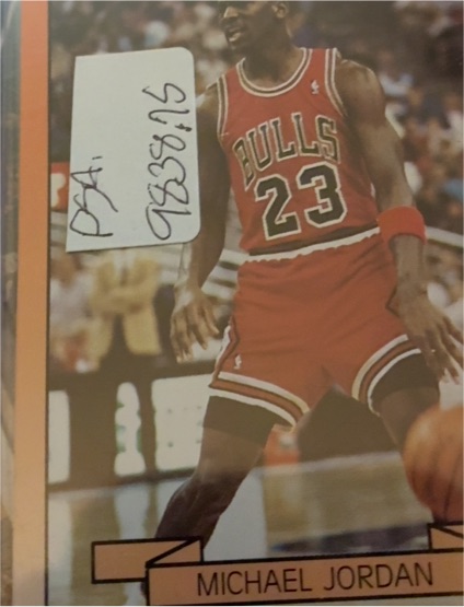 1990 Living Legend Michael Jordan Chicago Bulls Orange Border — front