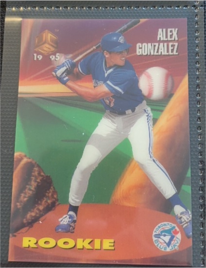 1995 Pinnacle Sportflix #116 Alex Gonzalez — front