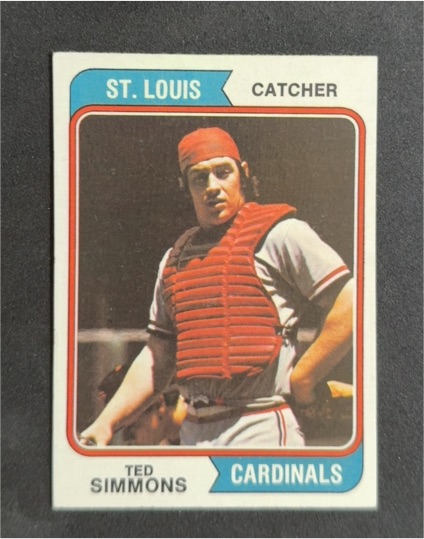 1974 Topps #260 Ted Simmons — front