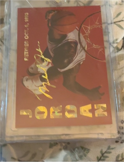 1993-94 Arena Sports #Retired Oct. 6, 1993 Michael Jordan — front