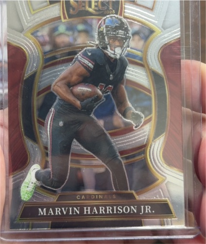 2025 Panini Select #22 Marvin Harrison Jr. — front