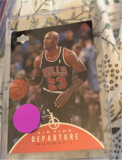 1997-98 Upper Deck Air Time Departure Runway 1 #AT7 Michael Jordan — front