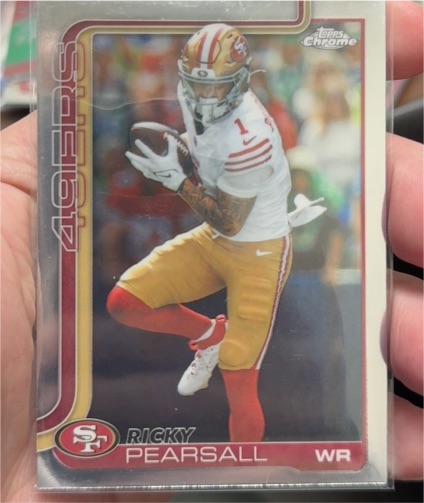 2025 Topps Chrome #1 Ricky Pearsall — front