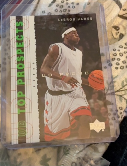 2003-04 Upper Deck UD Top Prospects #55 LeBron James — front