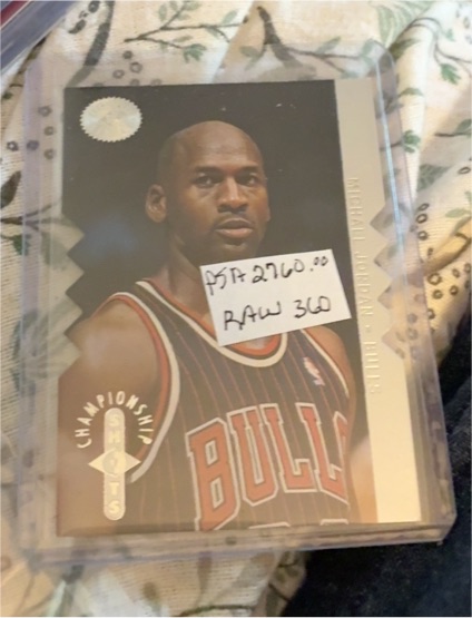 1995-96 SP Championship Series #S16 Michael Jordan — front