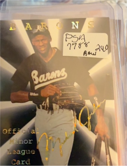 1994 Sports Stars USA #131 Michael Jordan Birmingham Barons — front