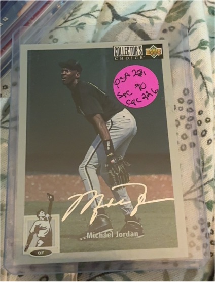 1994 Upper Deck Collector's Choice #23 Michael Jordan Silver Signature — front