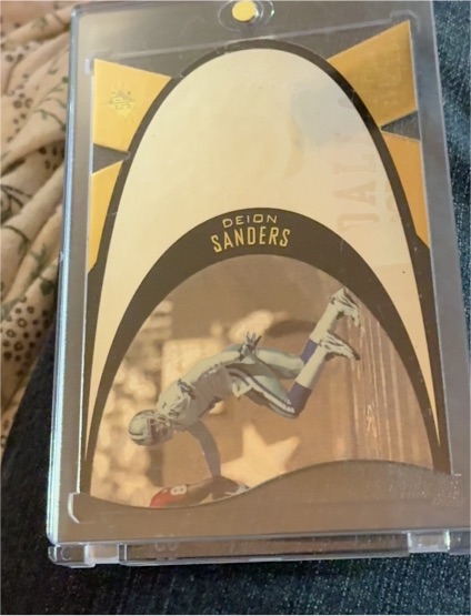 1996 Upper Deck SPx #36 Deion Sanders — front