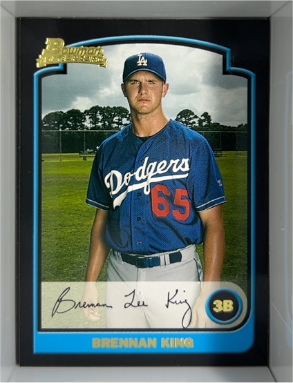 2003 Bowman #244 Brennan King — front
