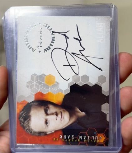 2003 Inkworks Alias Season 2 #A19 David Anders Julian Sark — front