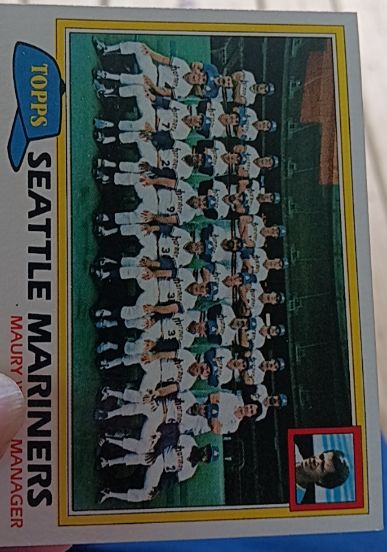1981 Topps #672 Seattle Mariners Team Checklist Maury Wills — front