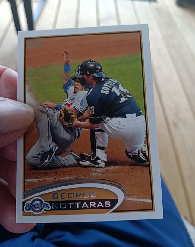 2012 Topps #143 George Kottaras — front