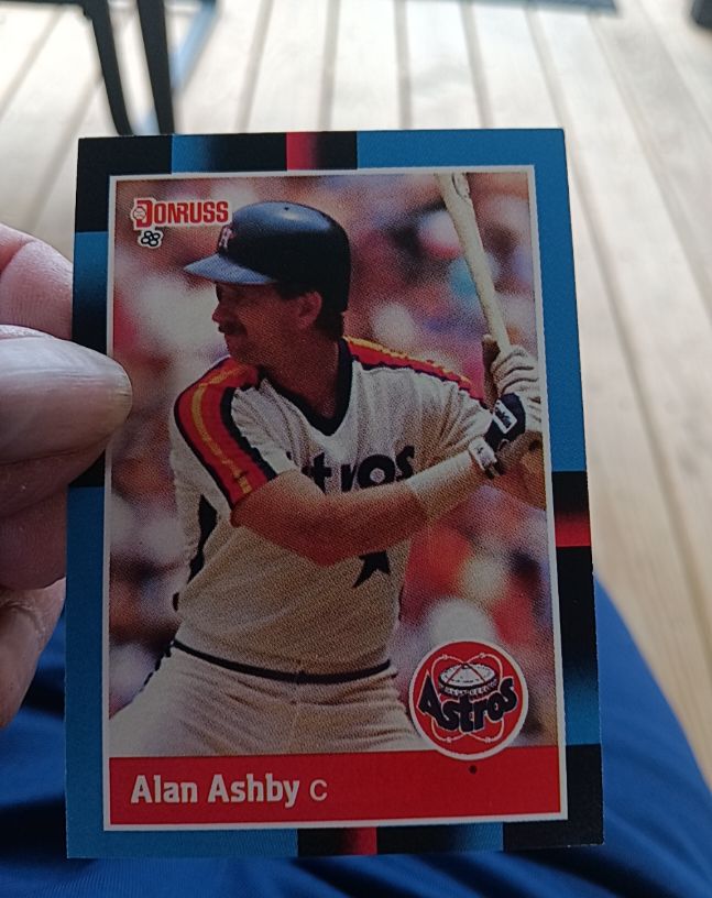 1988 Donruss #163 Alan Ashby — front