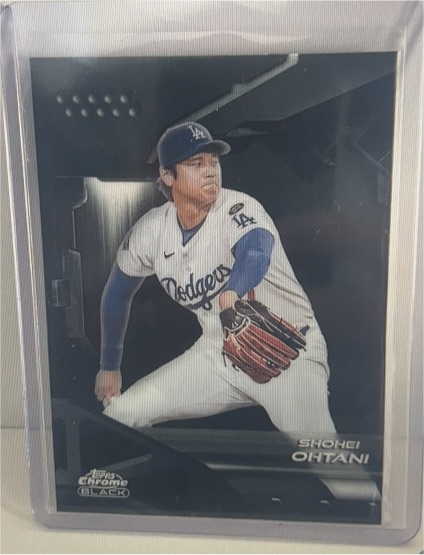 2026 Topps Chrome Black #1 Shohei Ohtani — front