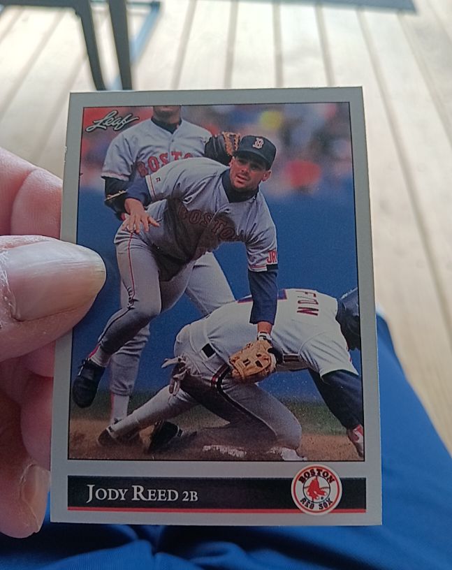 1992 Leaf #413 Jody Reed Boston Red Sox — front