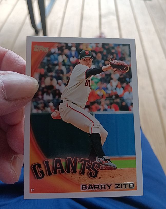 2010 Topps #244 Barry Zito — front