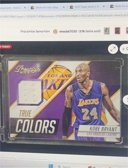 2014 Panini Prestige #14 Kobe Bryant True Colors — front