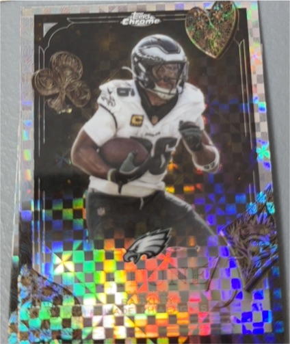 2025 Topps Chrome #F15-3 Jalen Hurts — front