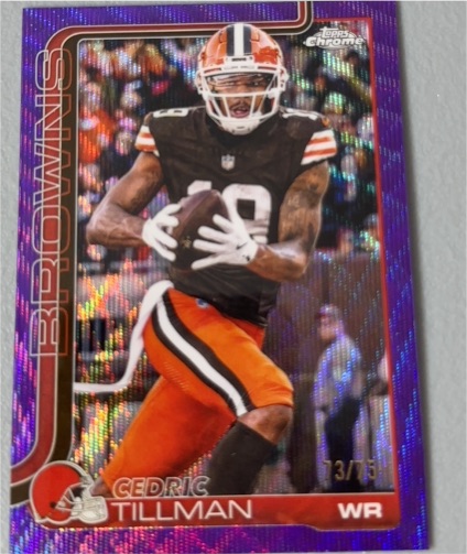 2025 Topps Chrome #67 Cedric Tillman — front