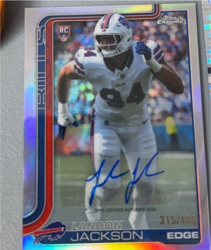 2025 Topps Chrome #RA-LJ Landon Jackson — front