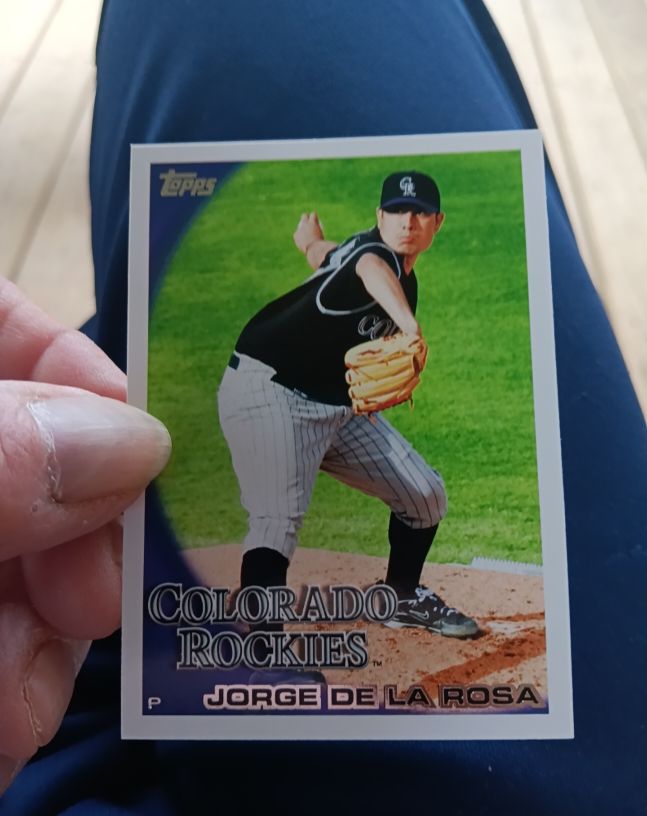 2010 Topps #49 Jorge De La Rosa — front