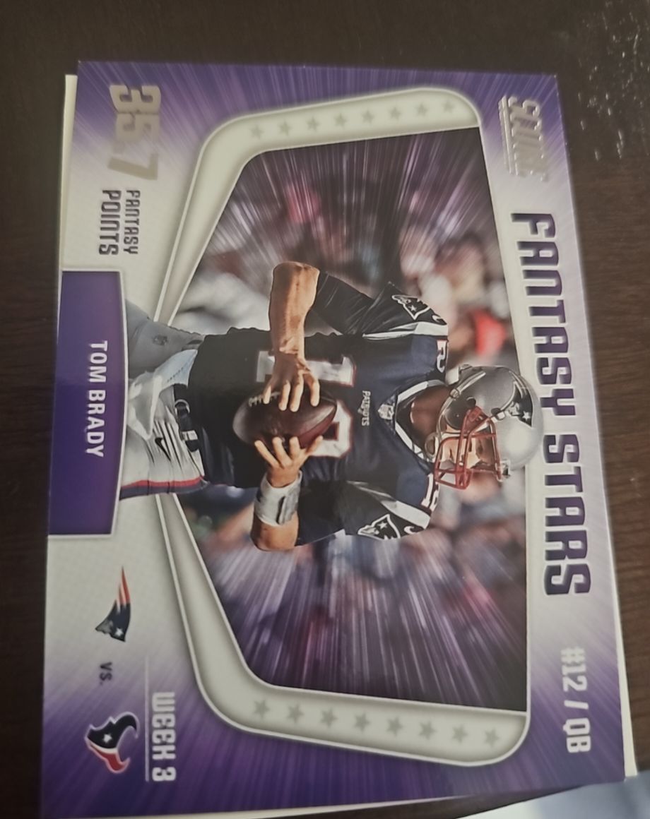 2018 Panini Score Fantasy Stars #6 Tom Brady — front