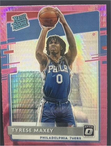 2020-21 Panini Donruss Optic #171 Tyrese Maxey — front
