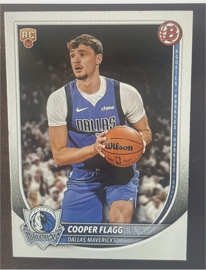2025-26 Bowman Basketball #1 Cooper Flagg — front