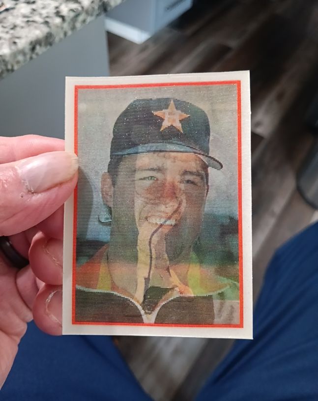 1987 Sportflics #17 Glenn Davis Houston Astros — front