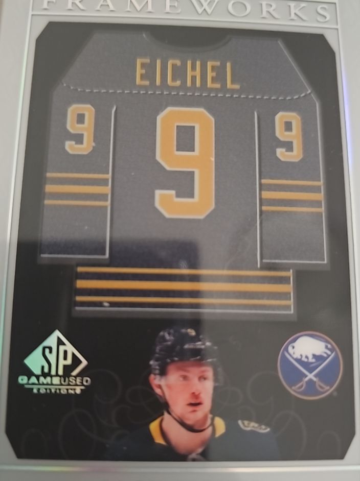 2020 Upper Deck SP Game Used Jack Eichel — front