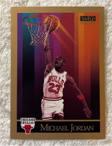 1990 SkyBox #41 Michael Jordan — front