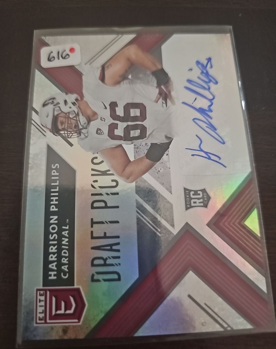 2018 Panini Elite Draft Picks #231 Harrison Phillips Stanford Cardinal Rookie Auto — front